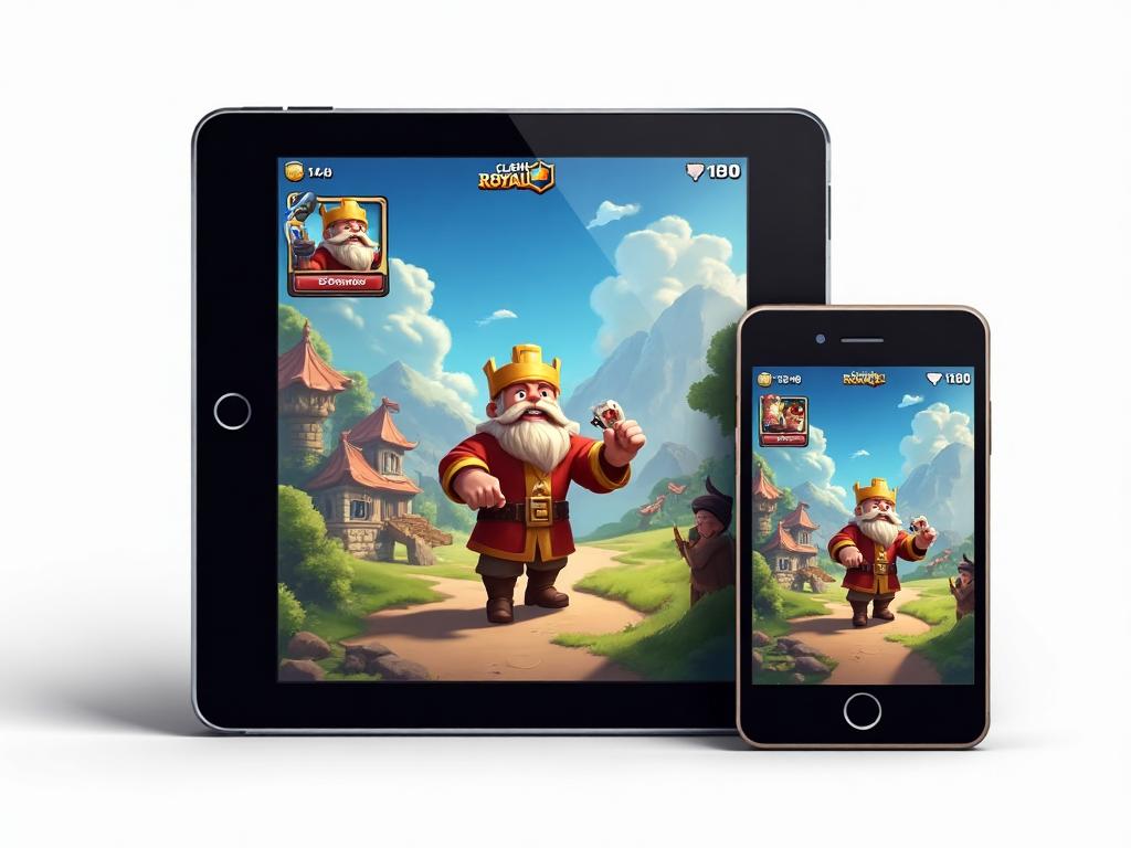 Clash Royale on device